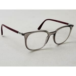 Ray-Ban RX7190 Grey & Bordeaux Square Frame Glasses | Prescription